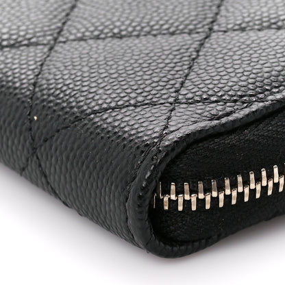 Chanel Caviar Quilted Zipped Key Holder Case Black 10 of 10