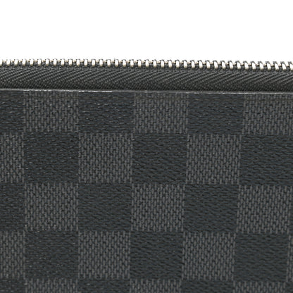 Louis Vuitton Damier Graphite Zippy Organizer Wallet 9 of 10
