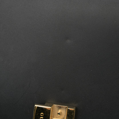 Gucci Calfskin Mini Sylvie Chain Shoulder Bag Black 12 of 13