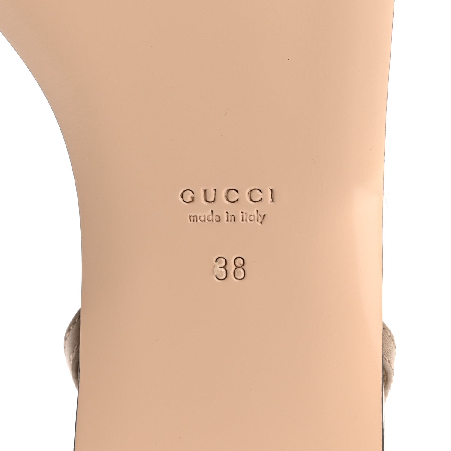 Gucci Lifford Calfskin GG Marmont Ankle Wrap Flat Sandals 38 Mud 8 of 9
