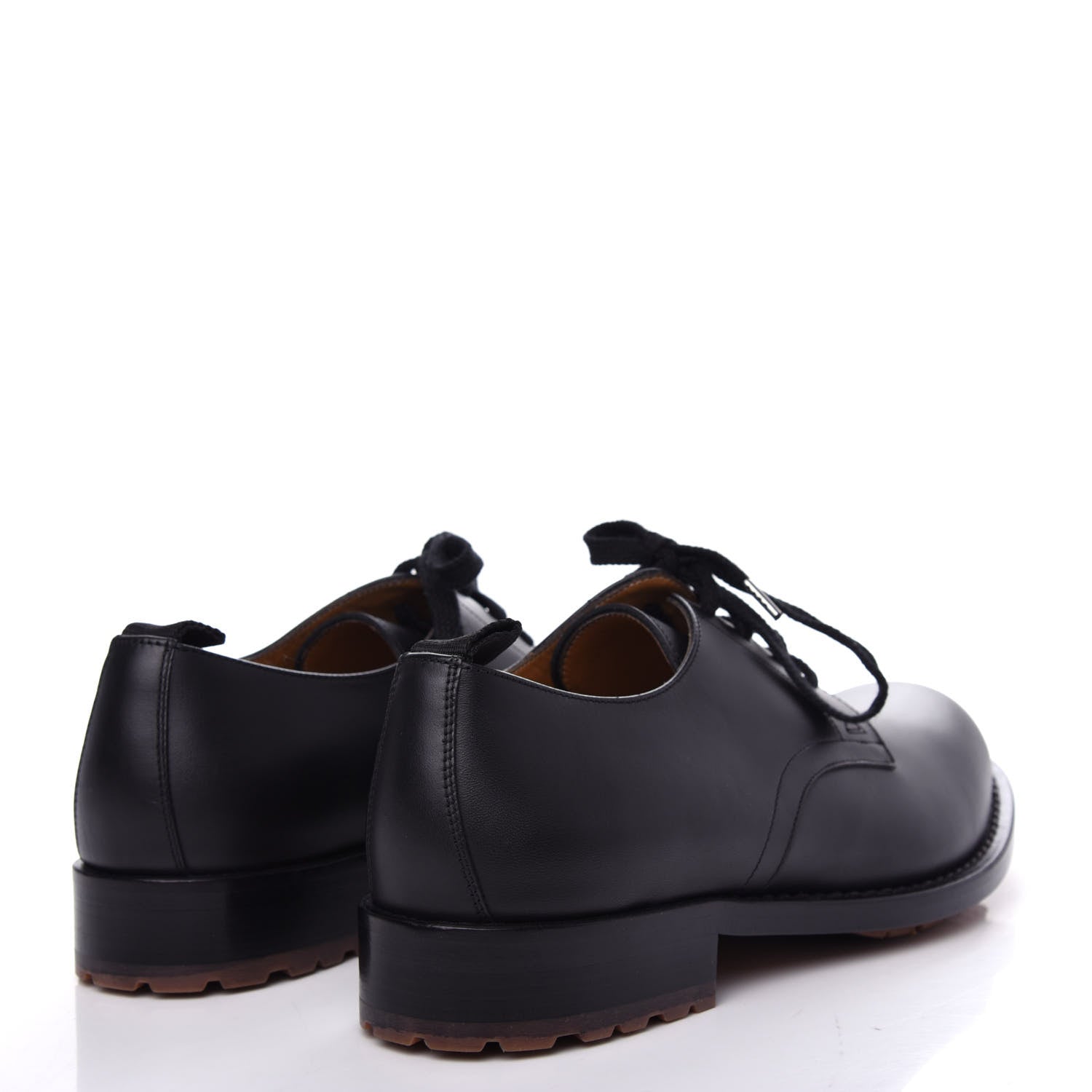 Valentino Garavani Nappa Mens Derby Loafers 44 Black 4 of 9
