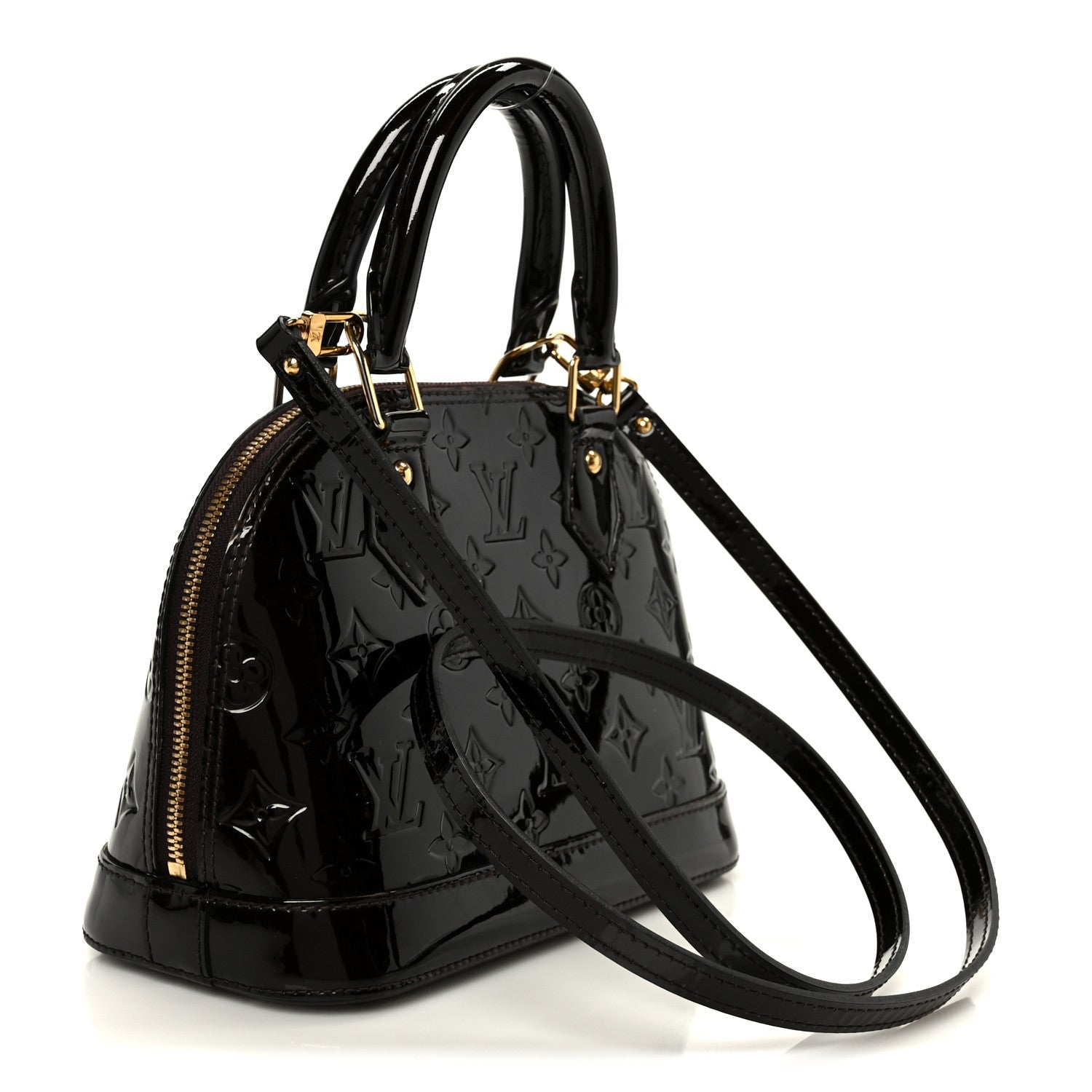 Louis Vuitton Vernis Alma BB Amarante 3 of 12