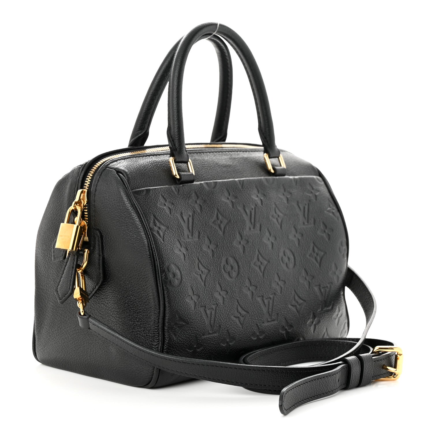 Louis Vuitton Empreinte Speedy Bandouliere 25 NM Black 3 of 12
