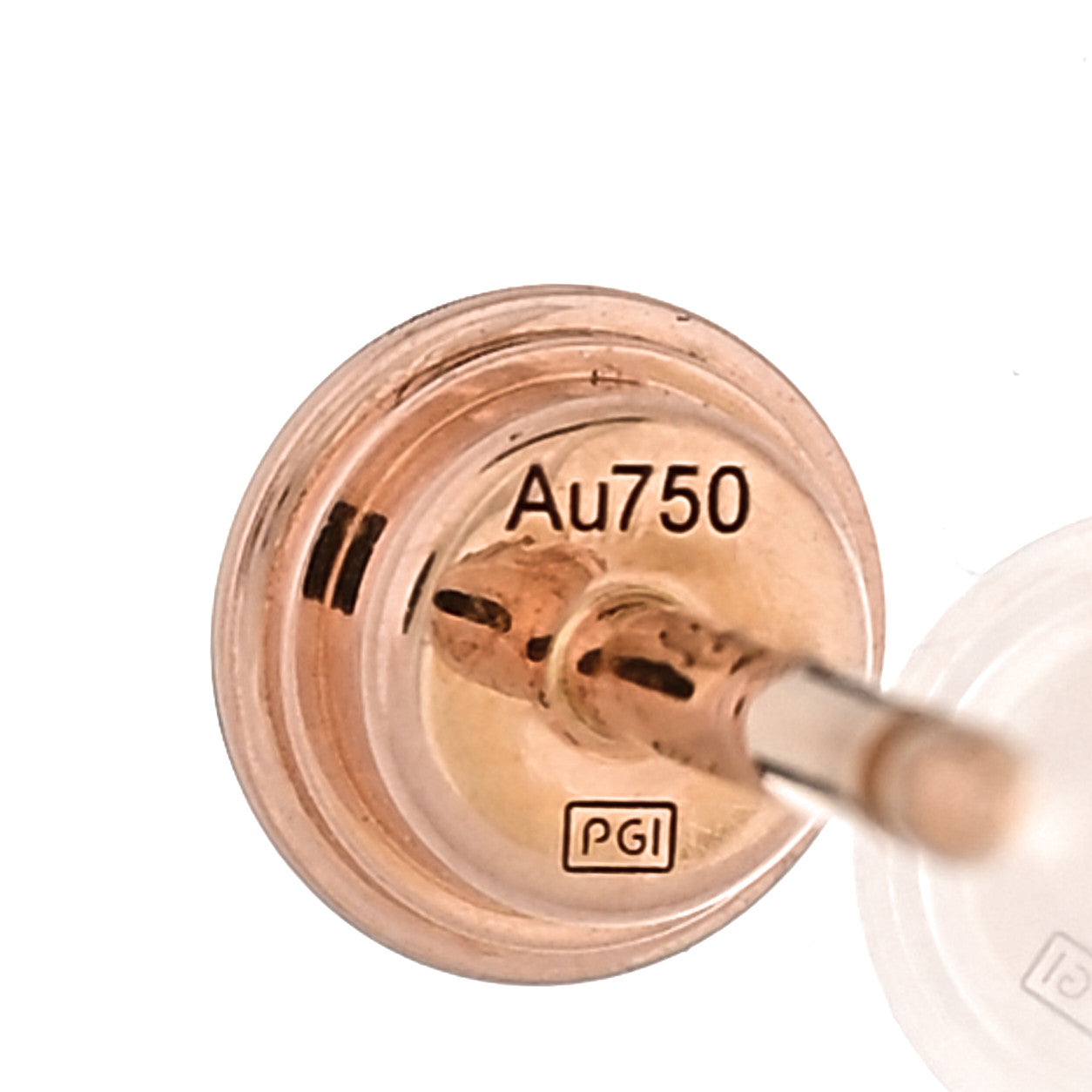 Cartier 18K Pink Gold Diamond MM D'Amour Earrings 5 of 6