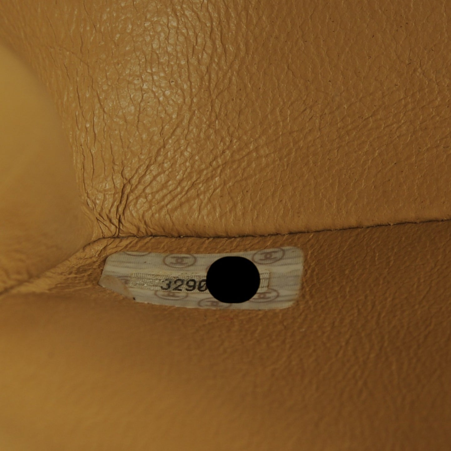 Caviar Quilted Medium Single Flap Beige