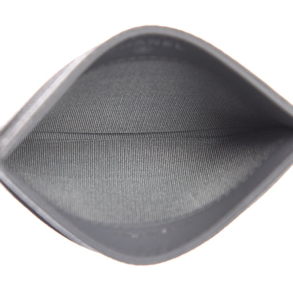 Chanel Caviar Timeless CC Card Holder Wallet Grey 5 of 8