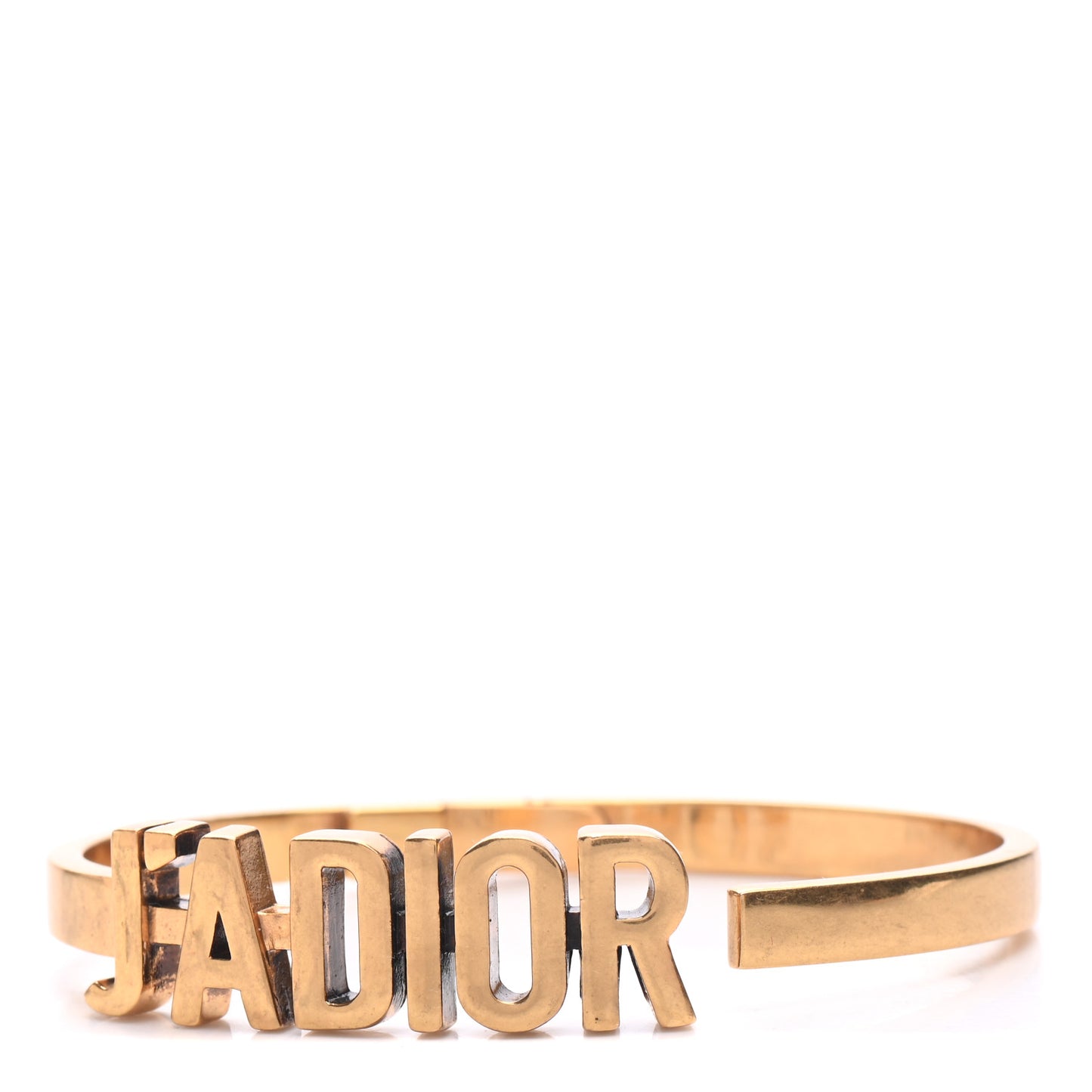 Metal J'Adior Bracelet Cuff Gold