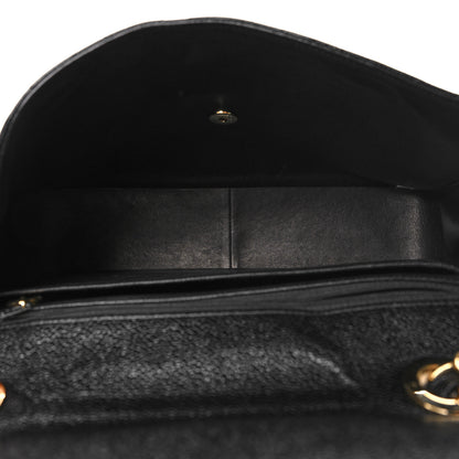 Chanel Caviar Quilted Jumbo Single Flap Black 5 of 12