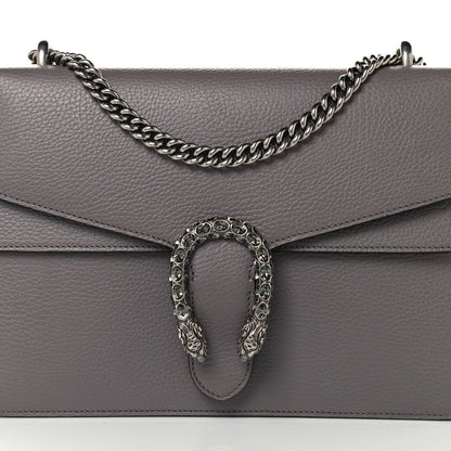 Gucci Dollar Calfskin Crystal Medium Dionysus Shoulder Bag Dusty Grey Black Diamond 10 of 12