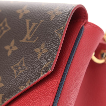 Louis Vuitton Calfskin Monogram Double V Rubis 12 of 14