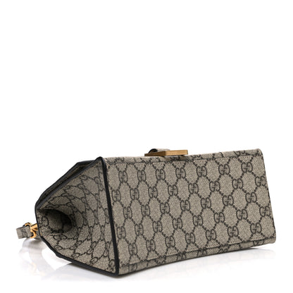 Balenciaga X GUCCI GG Supreme Monogram Small Hourglass Top Handle Bag Beige Ebony 4 of 10