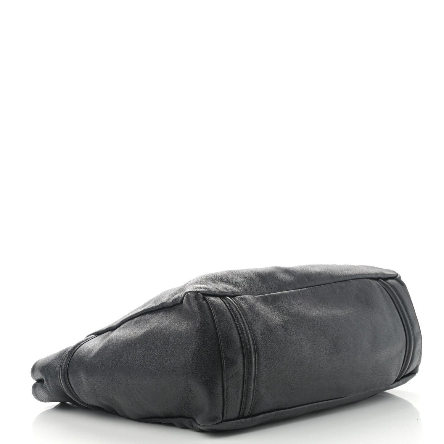 Chanel Calfskin Mademoiselle Lock Shopper Tote Black 4 of 10