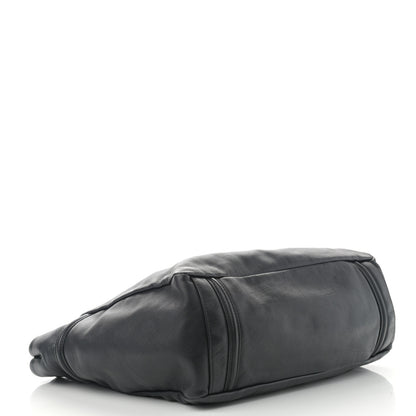 Chanel Calfskin Mademoiselle Lock Shopper Tote Black 4 of 10