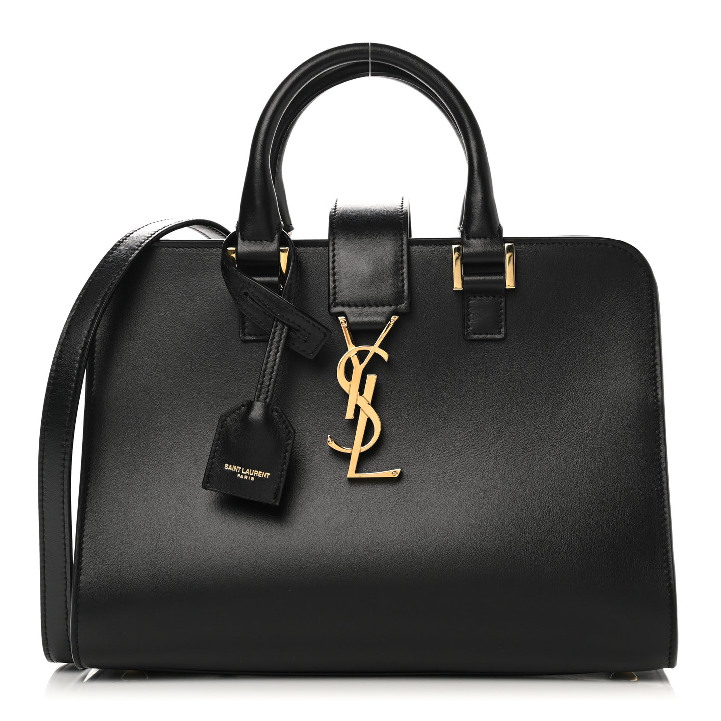 Calfskin Monogram Baby Cabas Black