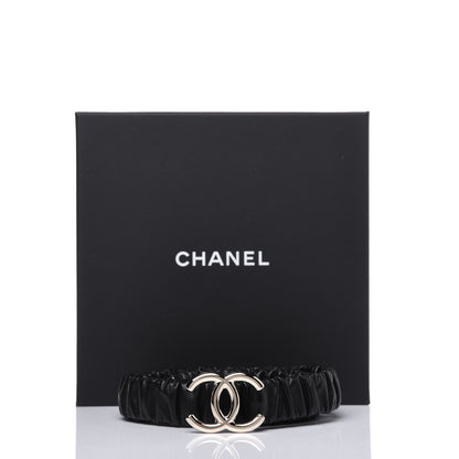Chanel Calfskin CC Belt 85 34 Black 5 of 5