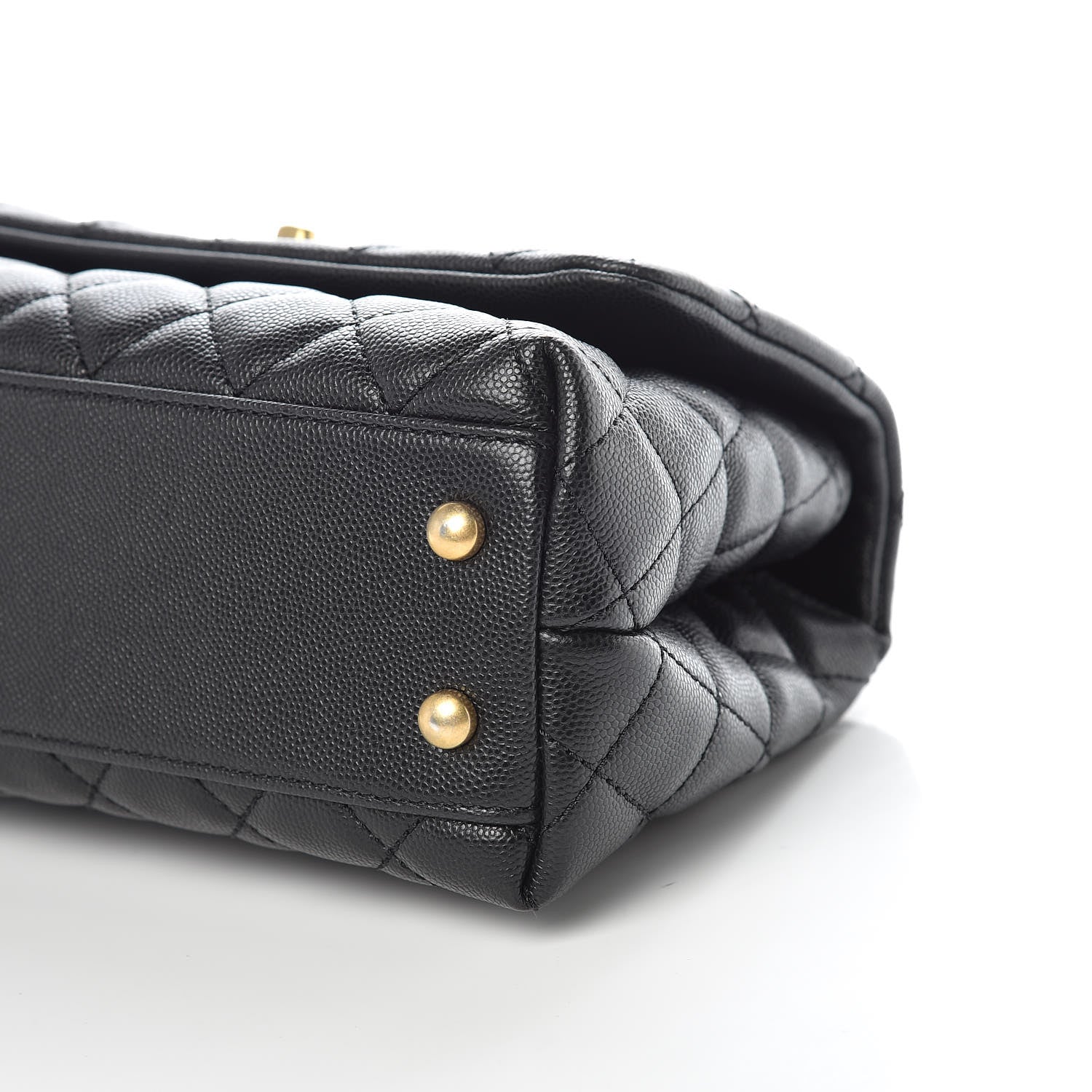 Chanel Caviar Quilted Mini Coco Handle Flap Black 9 of 10