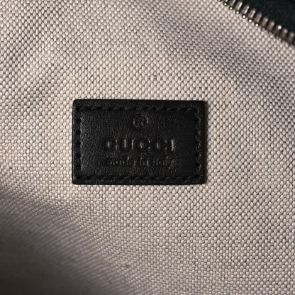 Gucci Calfskin GG Tennis Embossed Pocket Belt Bag Black 6 of 13