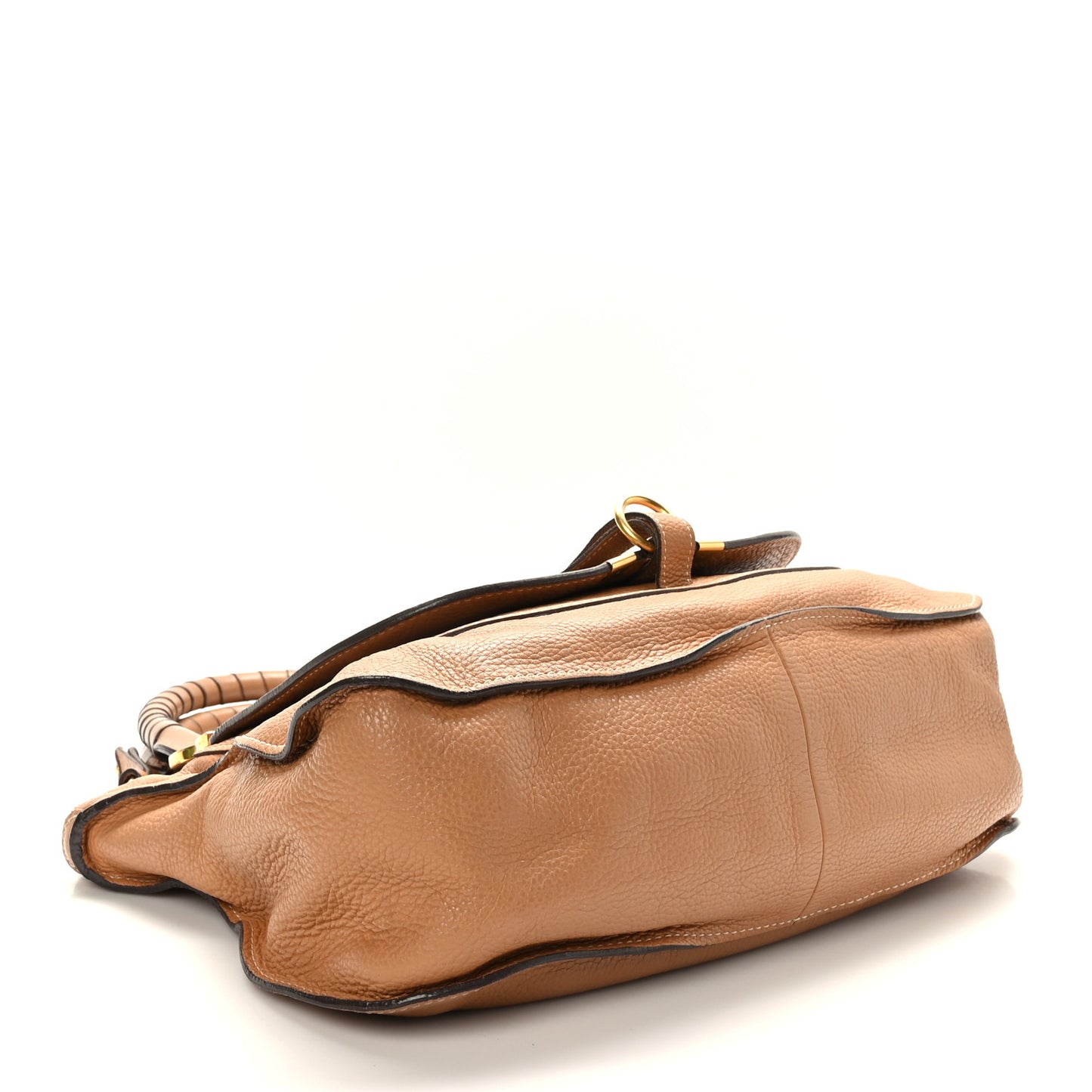 Calfskin Medium Marcie Satchel Nut