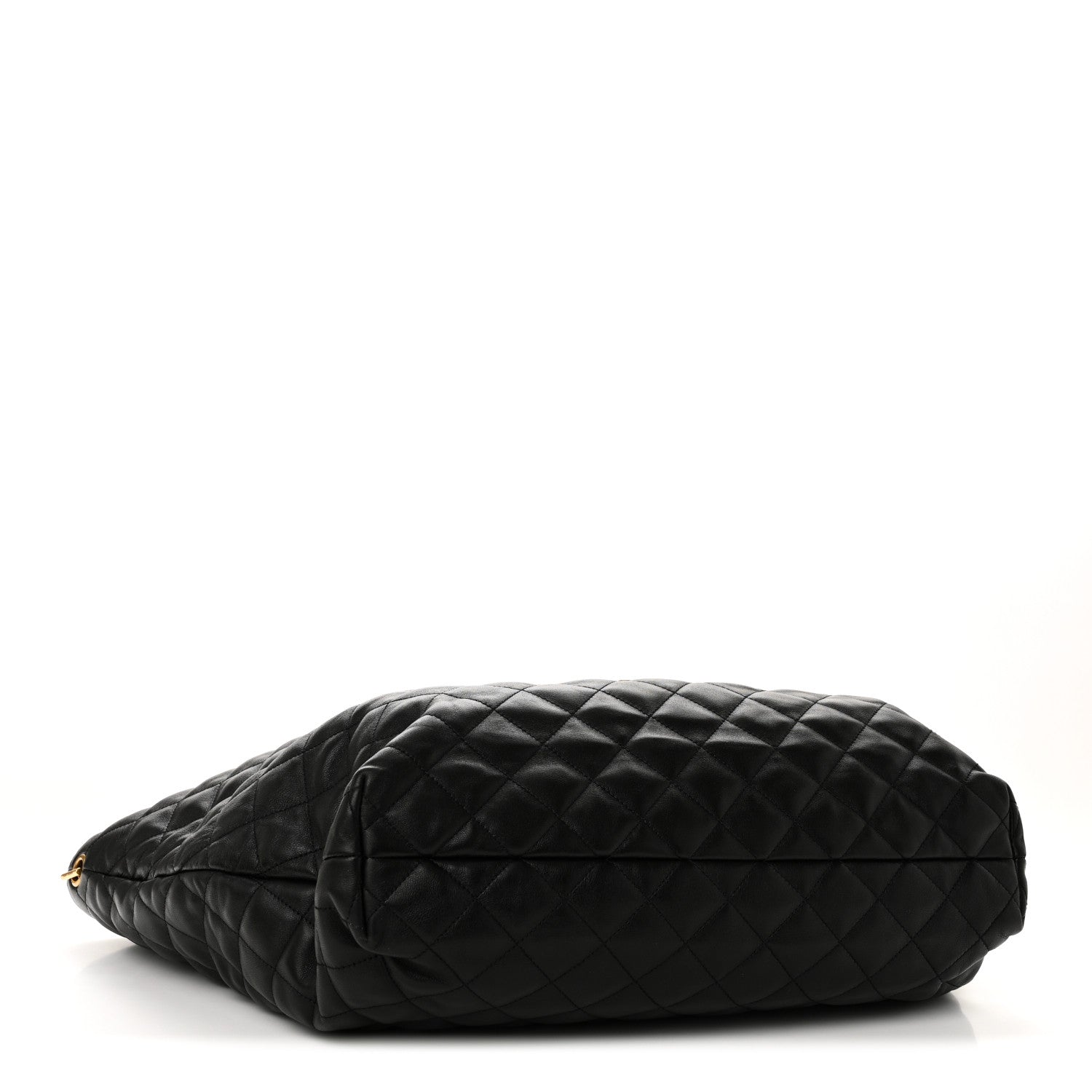 Saint Laurent Lambskin Quilted Maxi Icare Shopping Tote Black 5 of 11