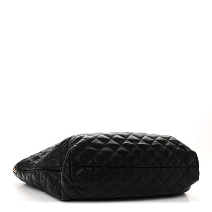 Saint Laurent Lambskin Quilted Maxi Icare Shopping Tote Black 5 of 11