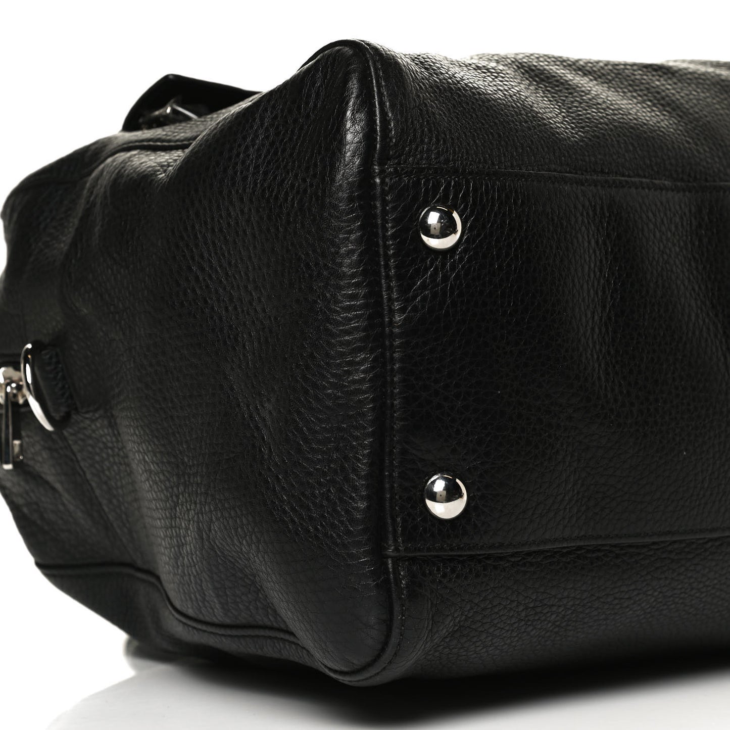 Pebbled Calfskin Soho Carry On Duffle Black