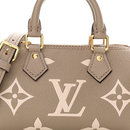 Louis Vuitton Empreinte Monogram Giant Nano Speedy Creme Beige 7 of 9