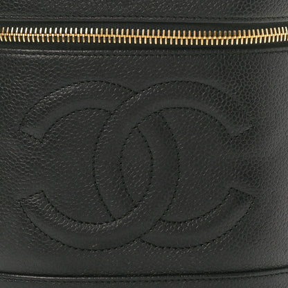 Chanel Caviar Vanity Cosmetic Case Black 8 of 10