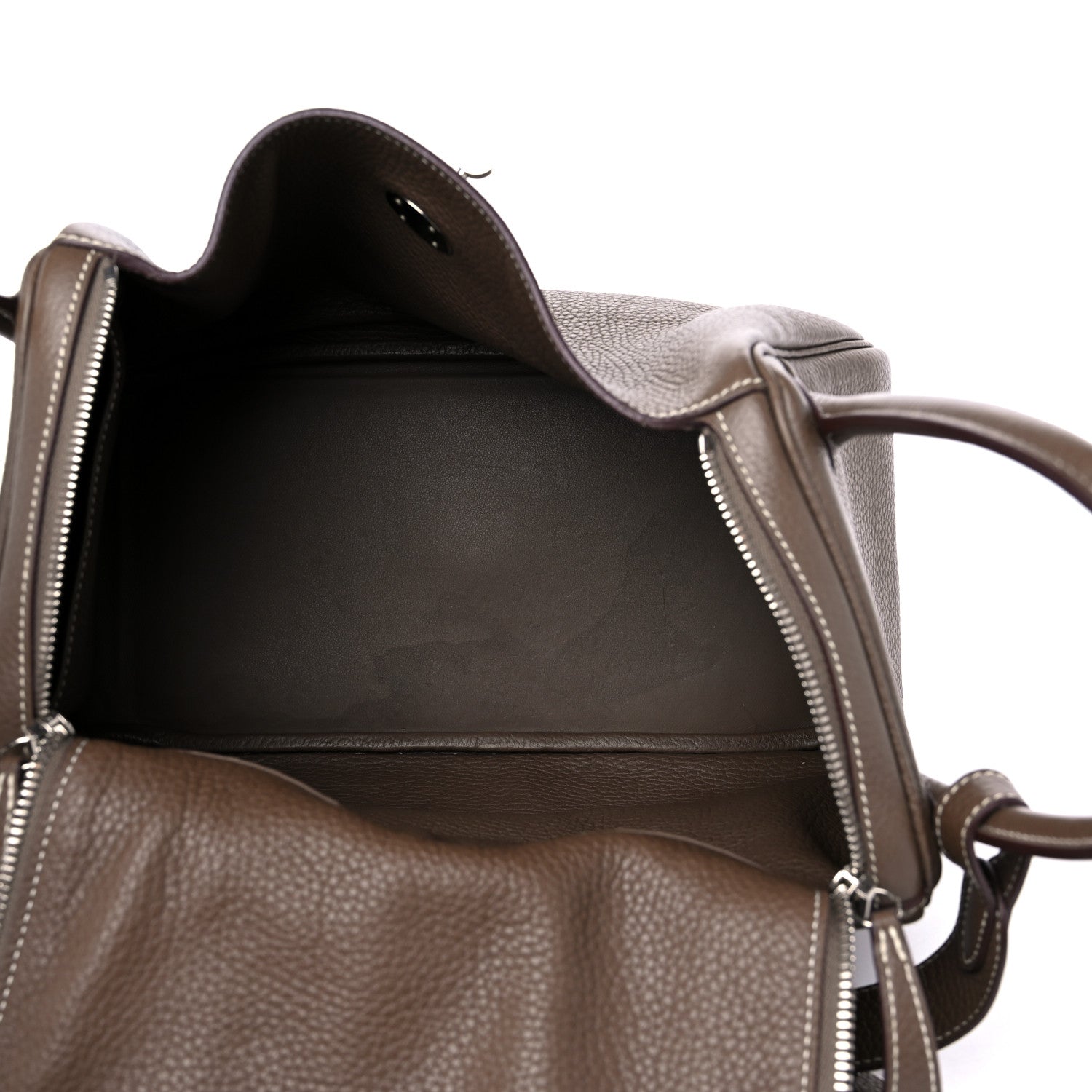 Hermes Taurillon Clemence Lindy 30 Etoupe 5 of 14