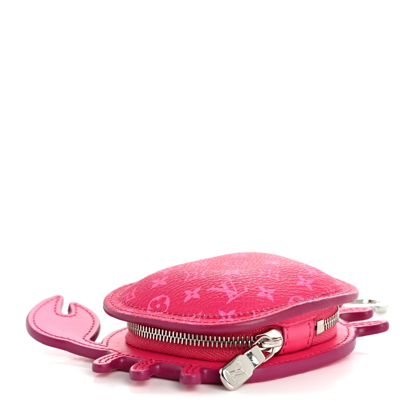 Monogram Crab Bag Charm Rose Pondichery