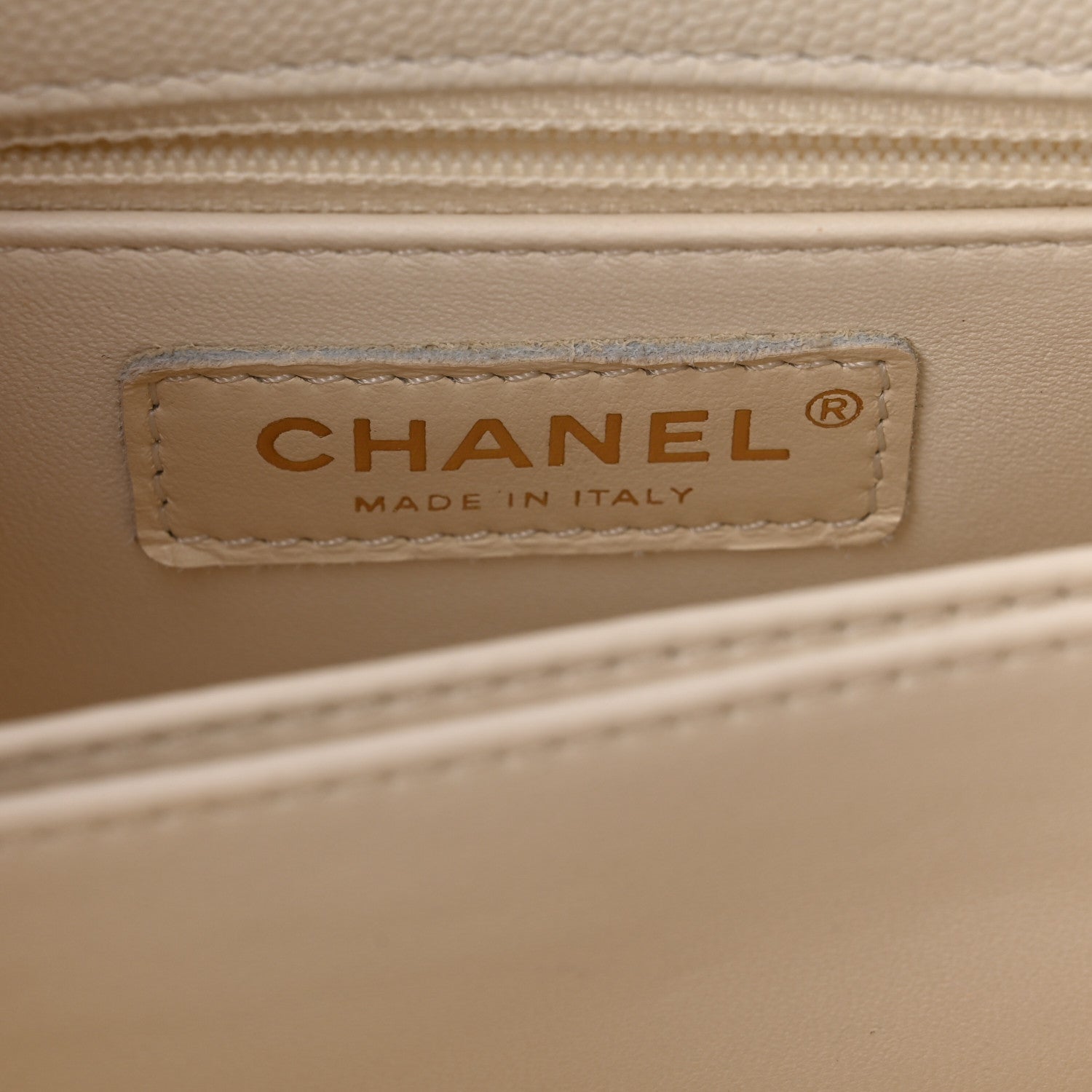 Chanel Caviar Quilted Mini Coco Handle Flap White 5 of 9
