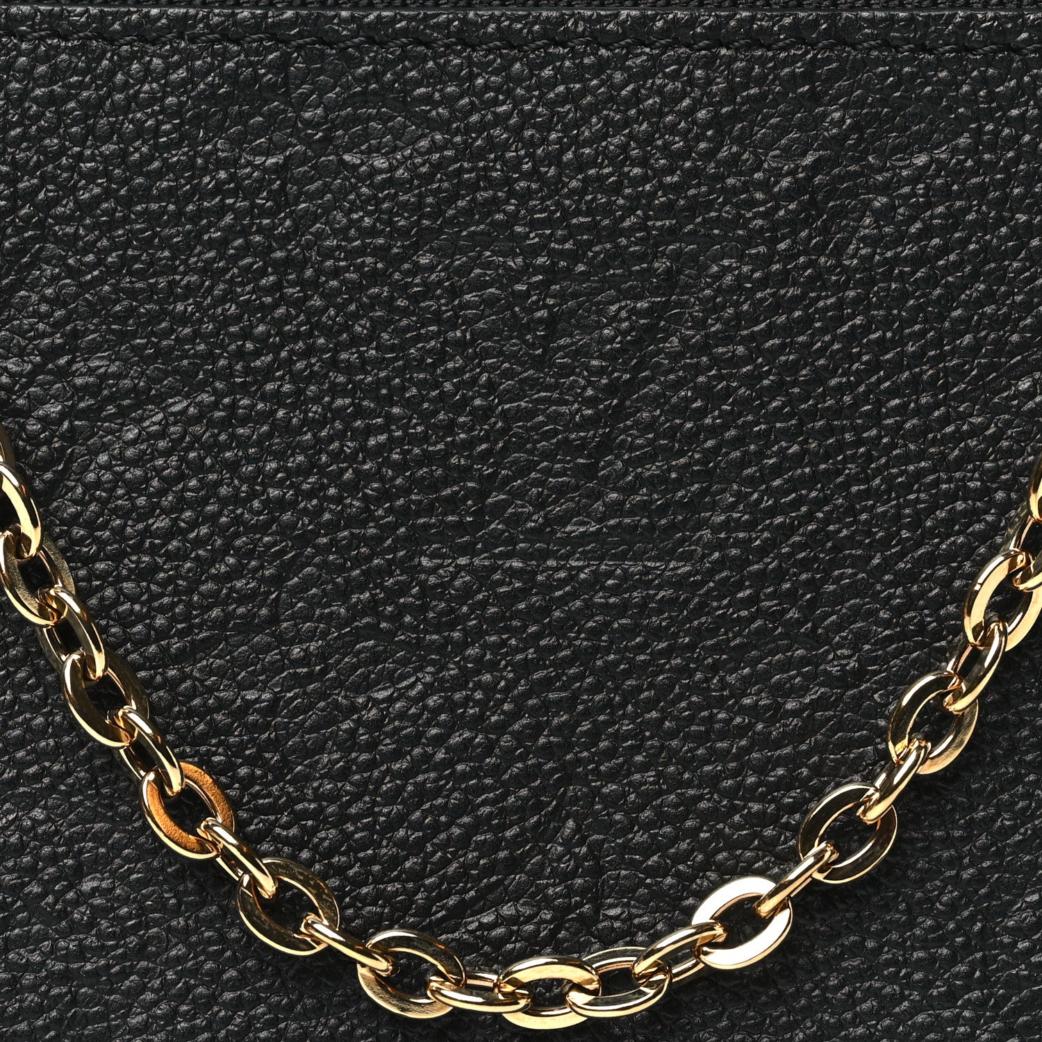 Louis Vuitton Empreinte Double Zip Pochette Black 8 of 12