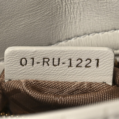 Christian Dior Lambskin Cannage Mini Lady Dior White 7 of 13
