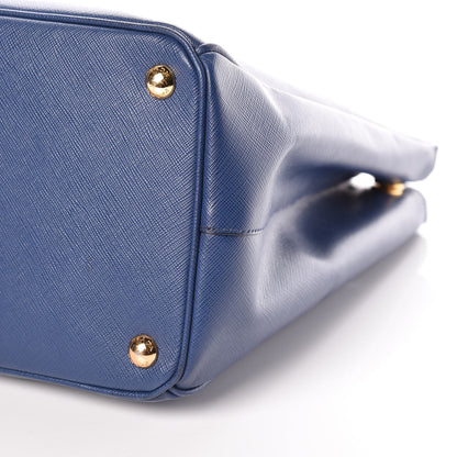 Prada Saffiano Large Galleria Double Zip Tote Bluette 9 of 9