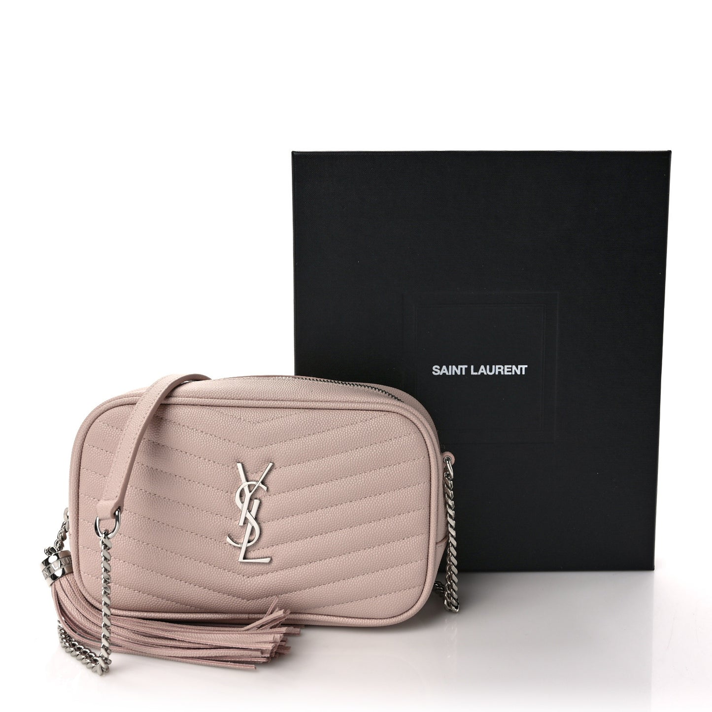 Grain De Poudre Matelasse Monogram Mini Lou Camera Bag Cement Pink