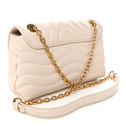 Louis Vuitton Calfskin LV New Wave Chain Bag GM Ivory 3 of 12
