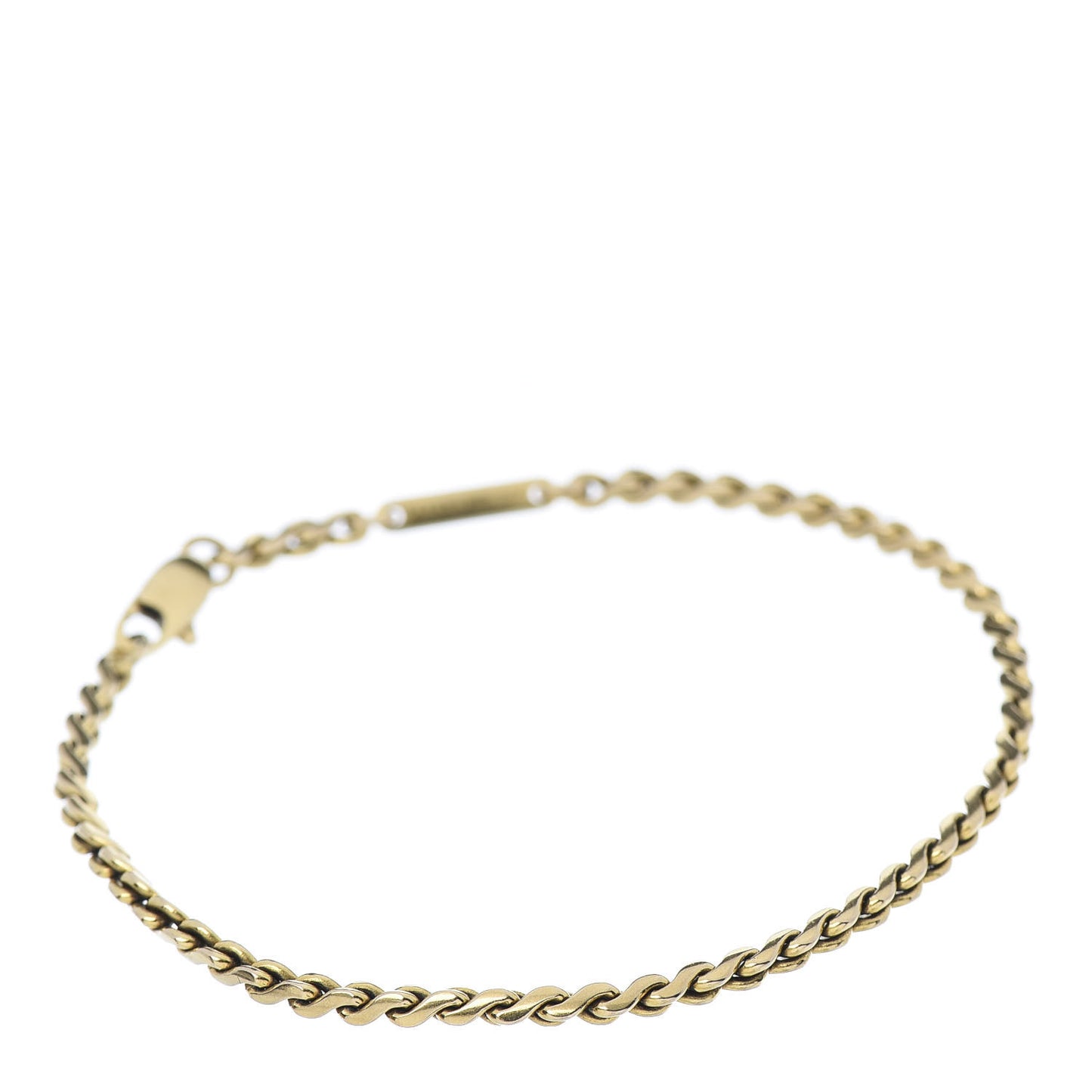 18K Yellow Gold Twist Bracelet