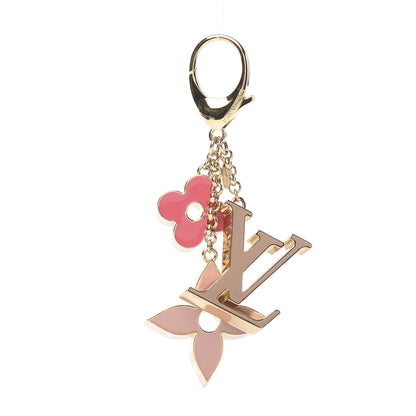 Louis Vuitton Fleur De Monogram Bag Charm Pink 1 of 4