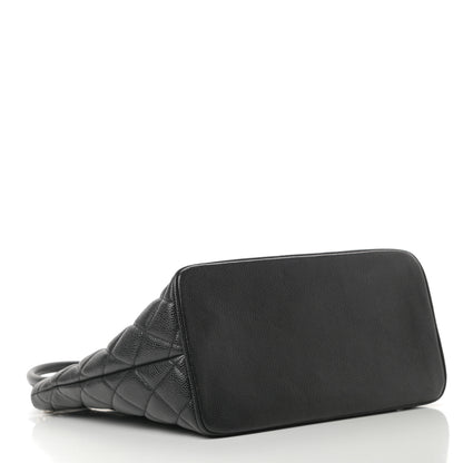 Chanel Caviar Quilted Medallion Tote Black 4 of 10