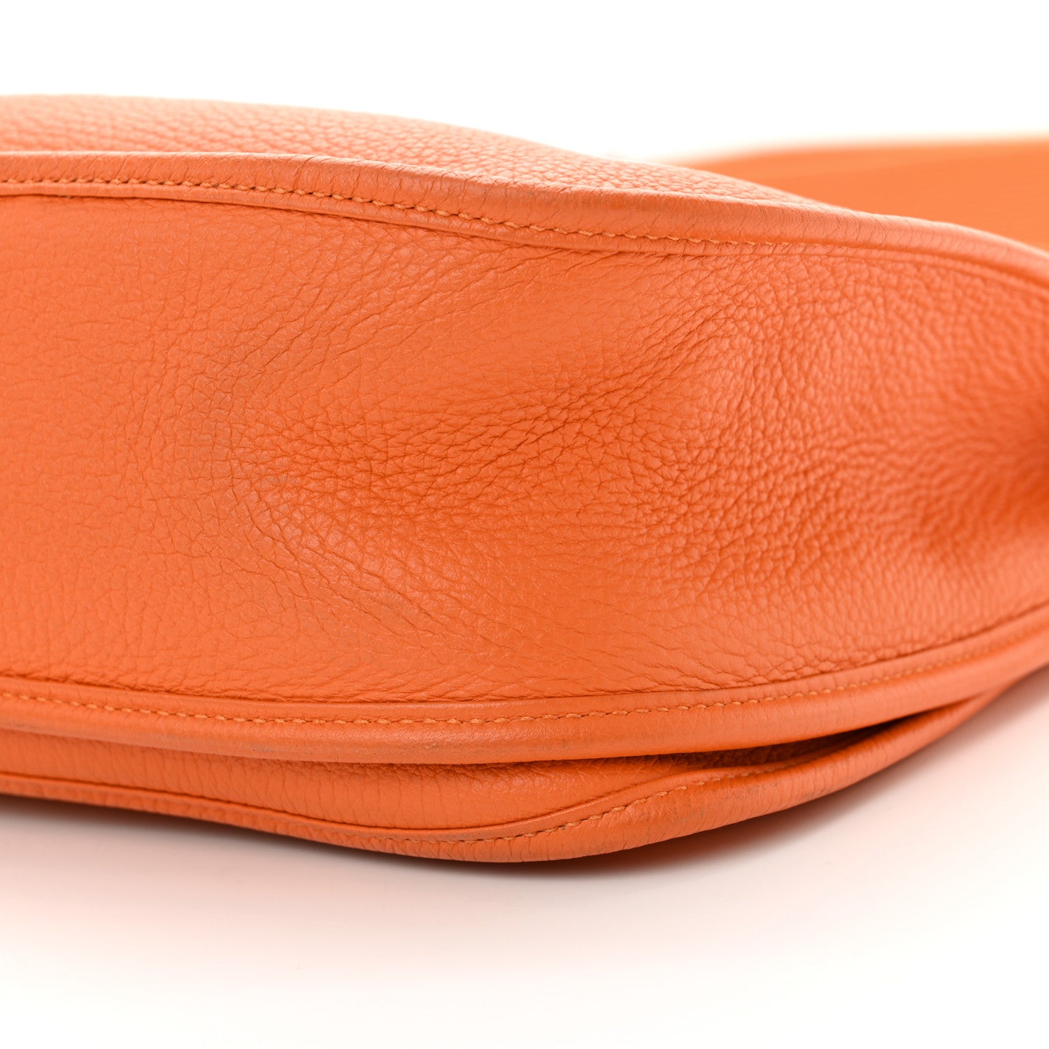 Hermes Taurillon Clemence Evelyne III GM Orange 10 of 15