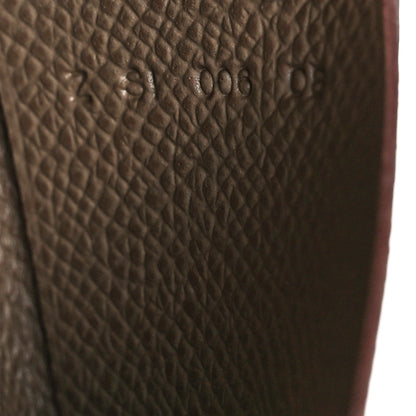 Hermes Epsom Calvi Card Case Etoupe 7 of 11
