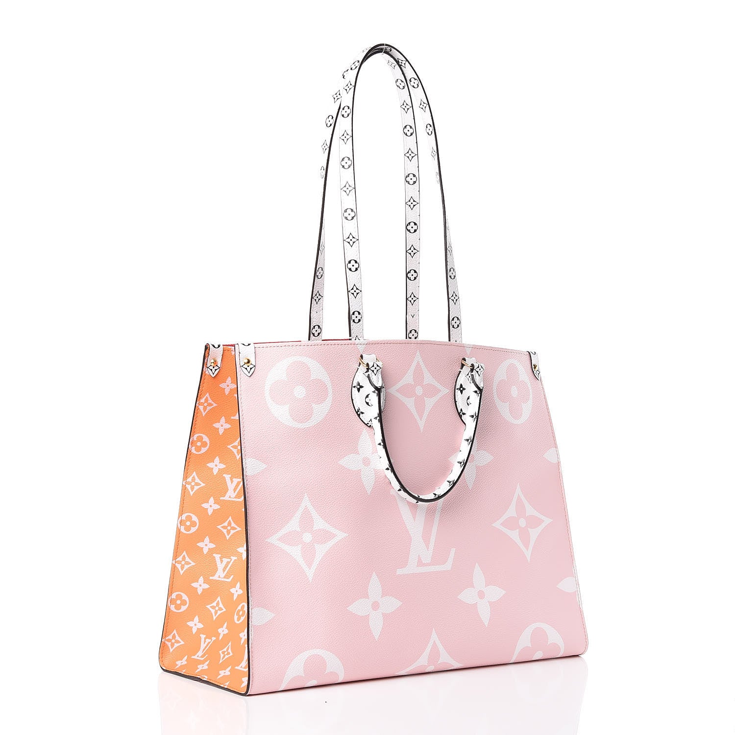 Louis Vuitton Monogram Giant Onthego GM Rouge Rose 5 of 12