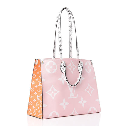 Louis Vuitton Monogram Giant Onthego GM Rouge Rose 5 of 12