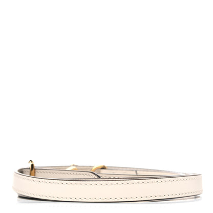 Gucci Calfskin 25mm Adjustable Shoulder Strap White 2 of 6