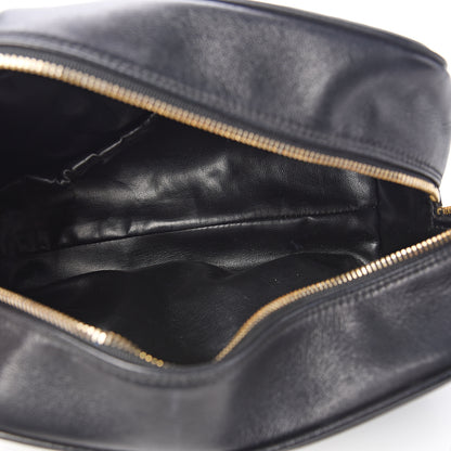 Chanel Lambskin Diamond Stitch Cosmetic Case Black 4 of 7