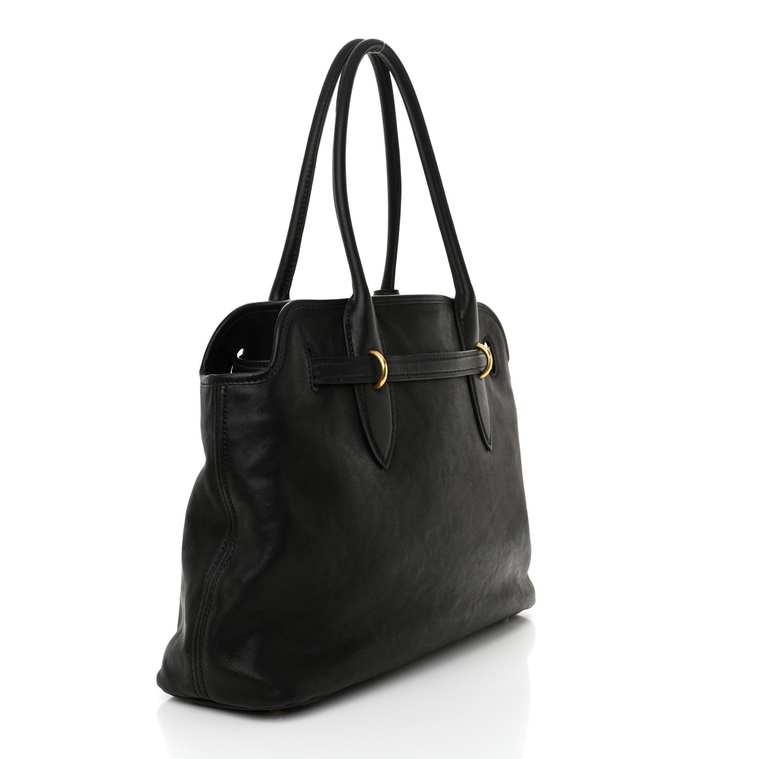 Miu Miu Nappa Medium Aventure Bag Black 3 of 12