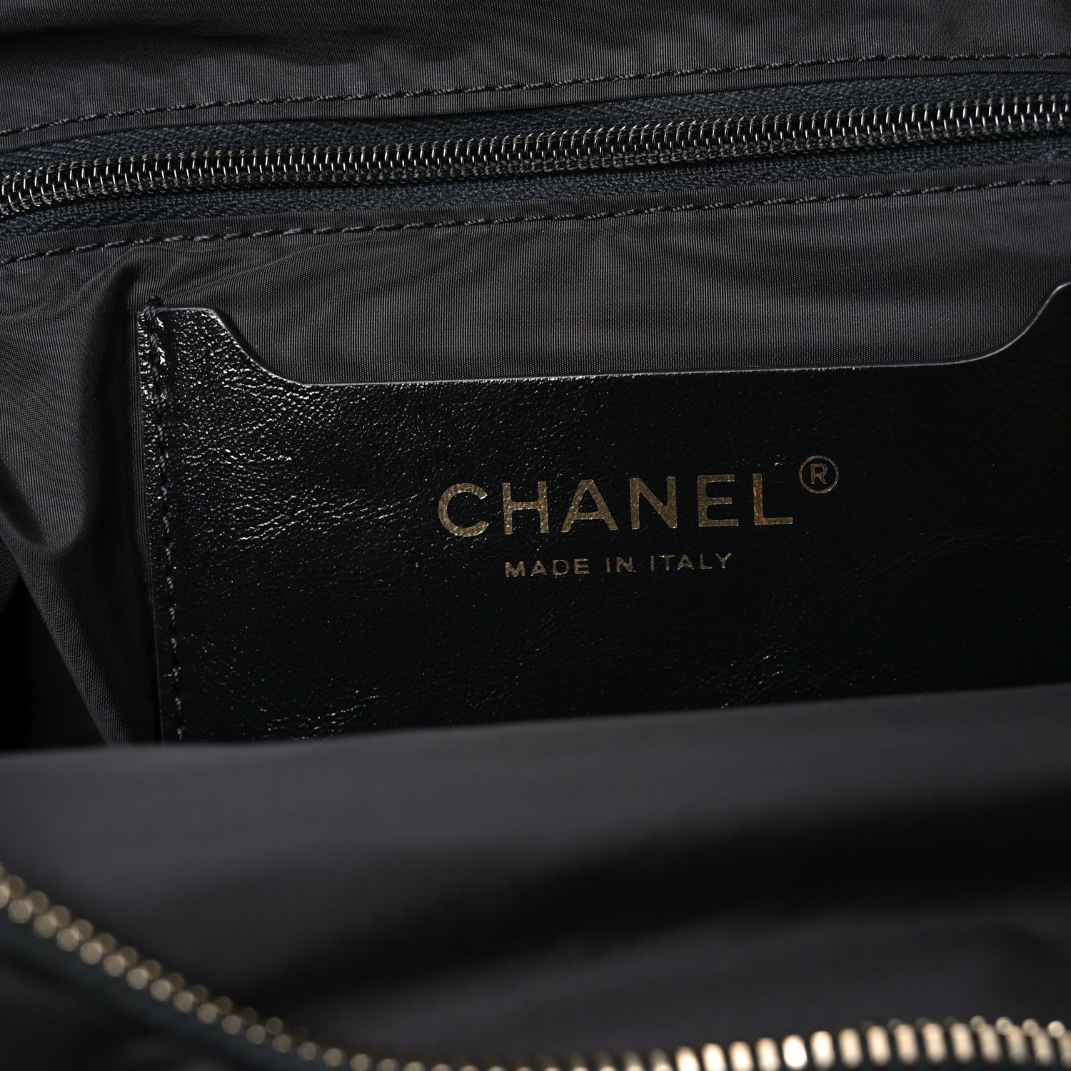 Chanel Nylon Velvet Effect Quilted Maxi Bowling Bag Black 6 of 10