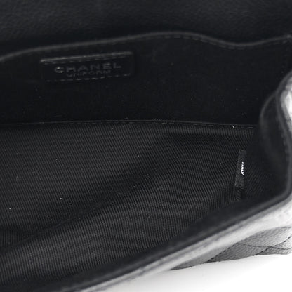 Chanel Grained Calfskin Quilted 2.55 Reissue Flap Belt Bag Clutch  Black 5 of 11