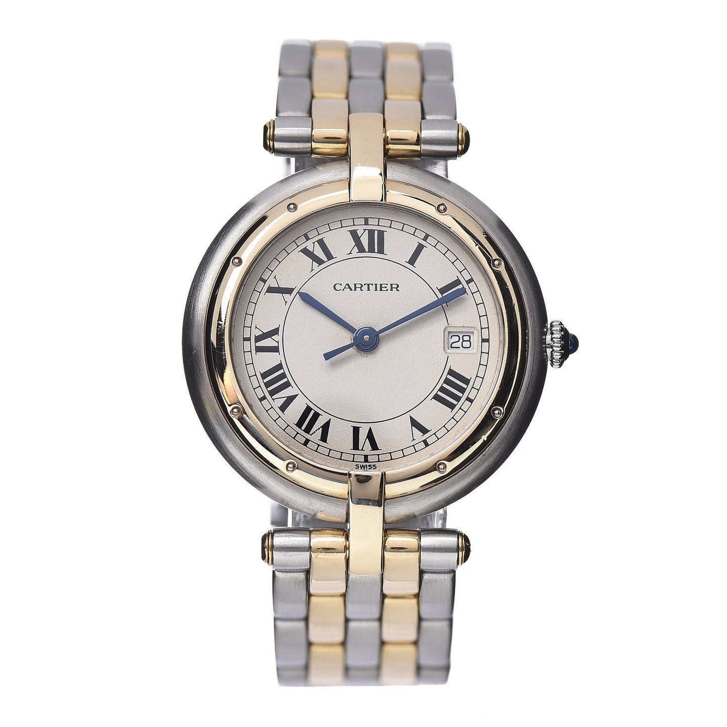 Stainless Steel 18K Yellow Gold 29mm Panthere Vendome Quartz Watch