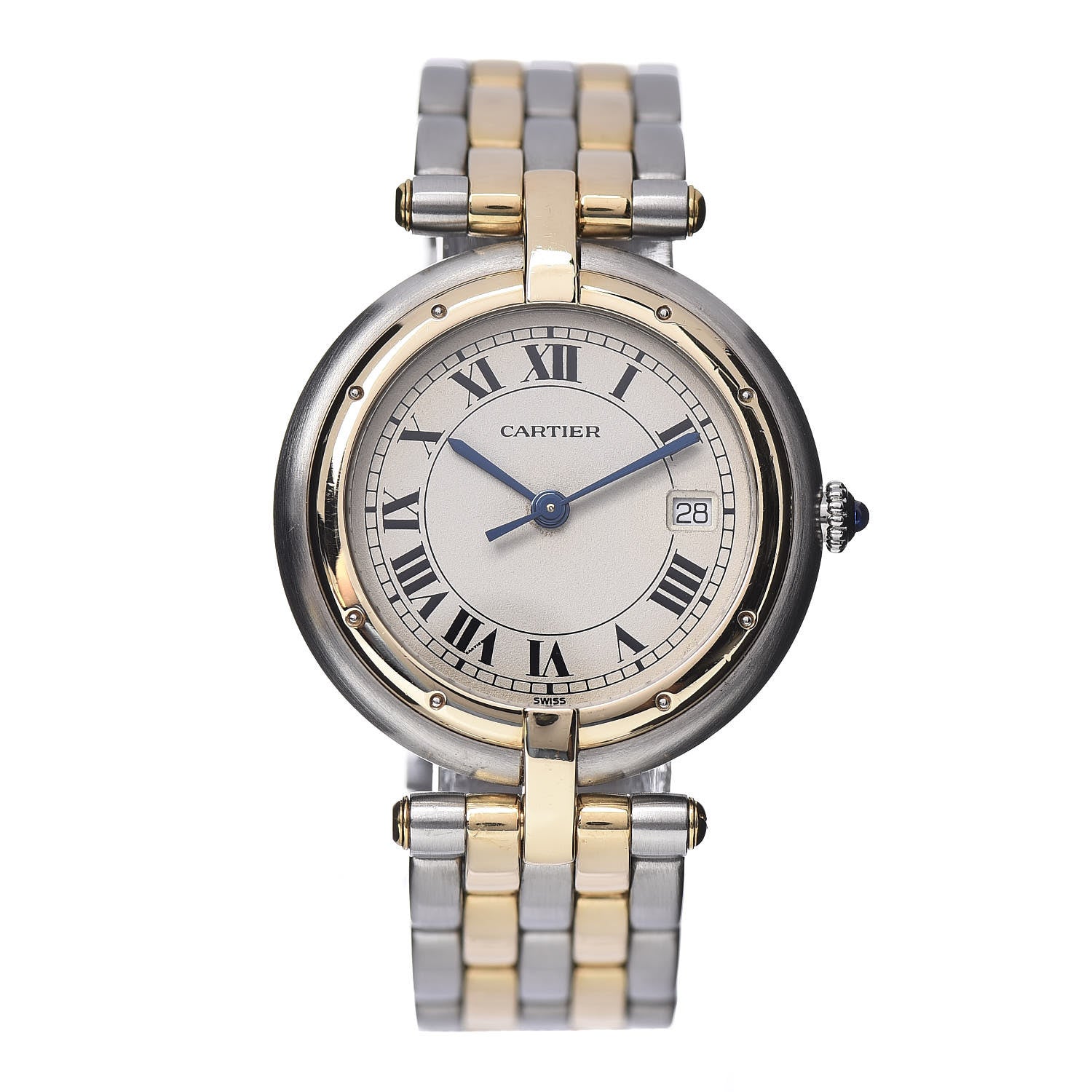 Cartier Stainless Steel 18K Yellow Gold 29mm Panthere Vendome Quartz Watch 1 of 5