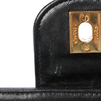 Chanel Lambskin Horizontal Quilted Small Single Flap Navy 21 of 23